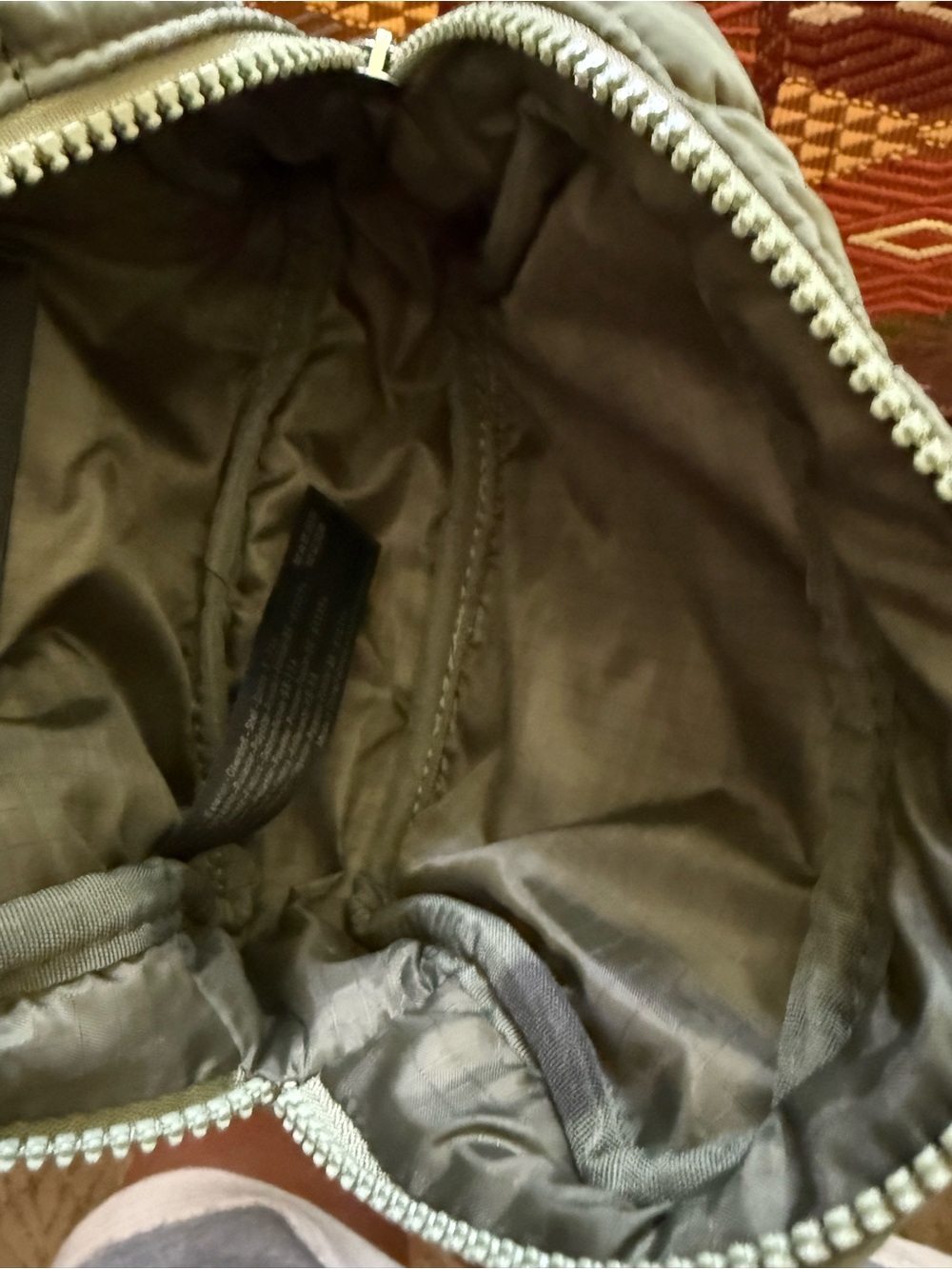 Free People Movement Quilted Mini Case in Washed Sage NWOT - Picture 7 of 10
